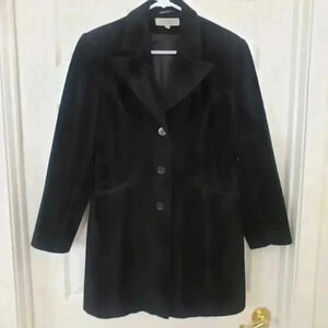 Mitsu London Vintage Black Velvet Coat